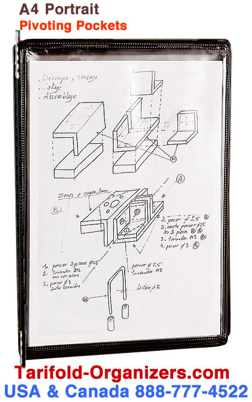 Tarifold Organizers A4 Portrait Pivoting Pockets